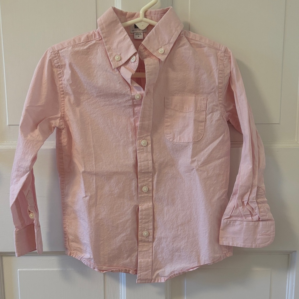 Janie and Jack Light Pink Button-Down Shirt